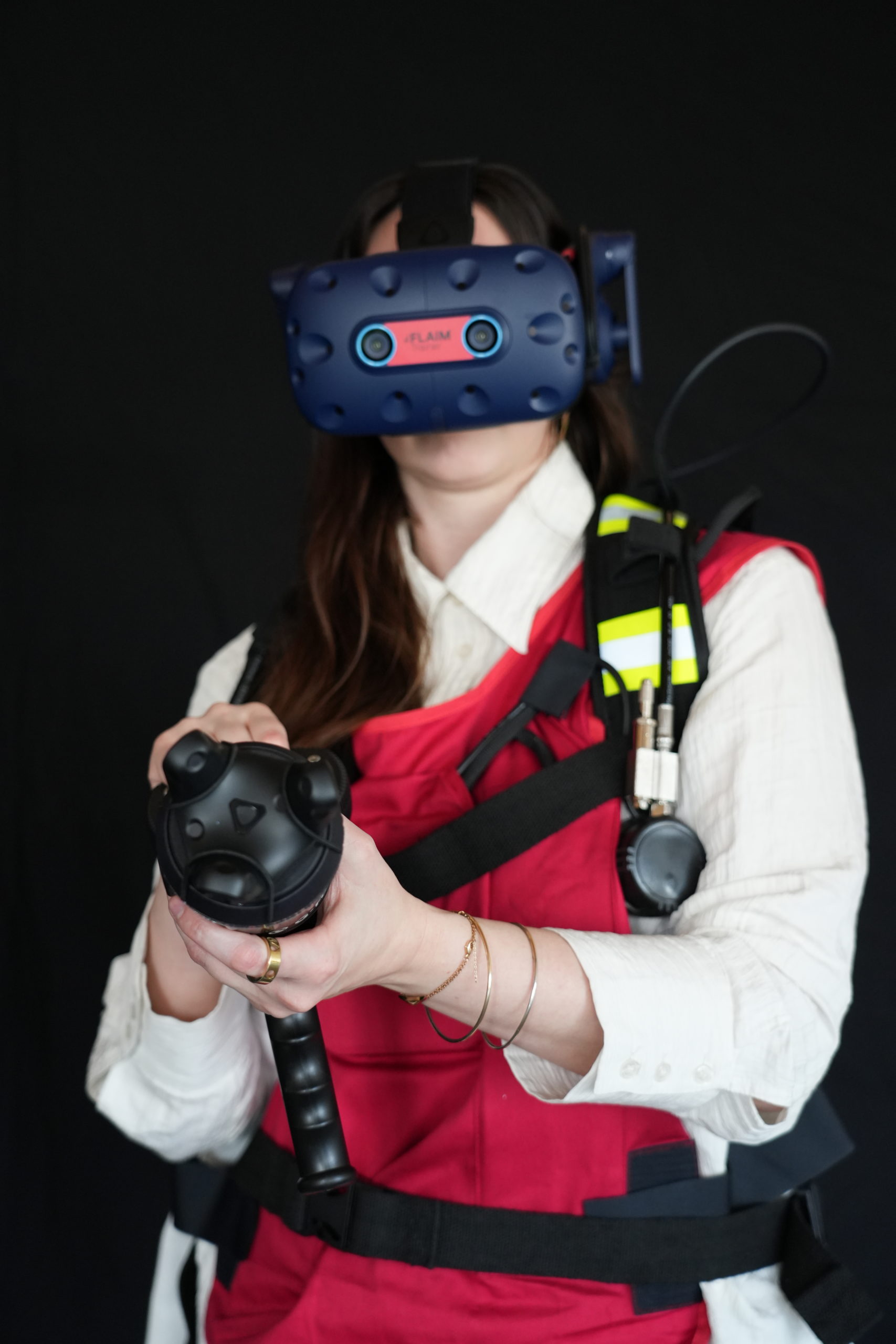 Pompier en réalité virtuelle